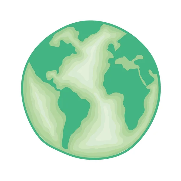 Terra mondo sfera — Vettoriale Stock