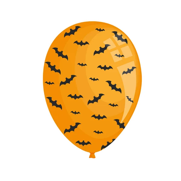 Halloween bats balloon — Stock Vector