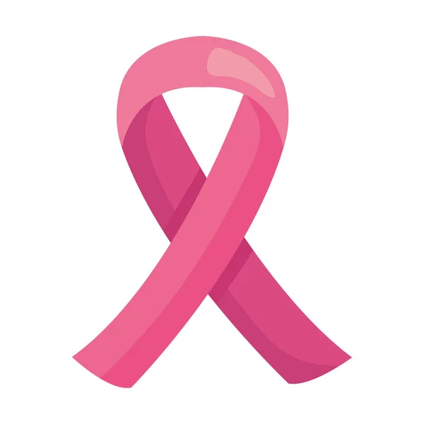 Wstążka raka piersi różowy — Wektor stockowy