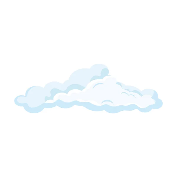 Fehér felhő ikon — Stock Vector