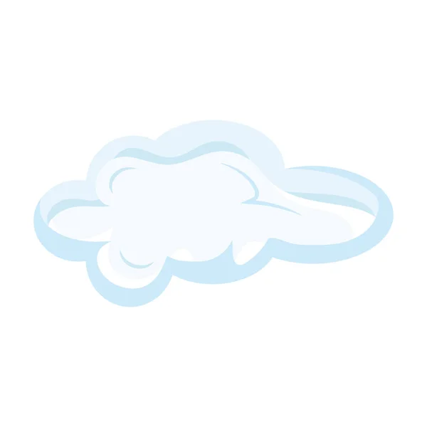 Pictogram van de shape van de wolk — Stockvector