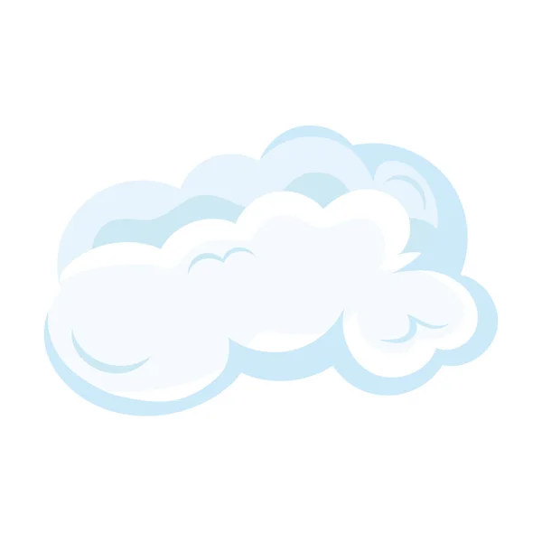 Clima icona nuvoloso — Vettoriale Stock