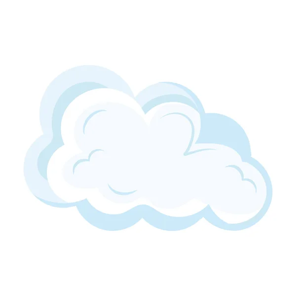 Időjárás felhő ikon — Stock Vector