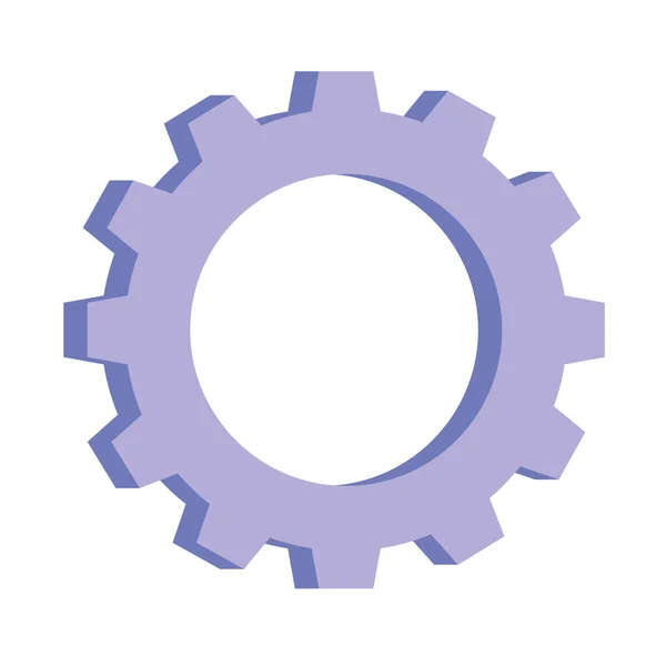 Isolated gear icon — Stock Vector