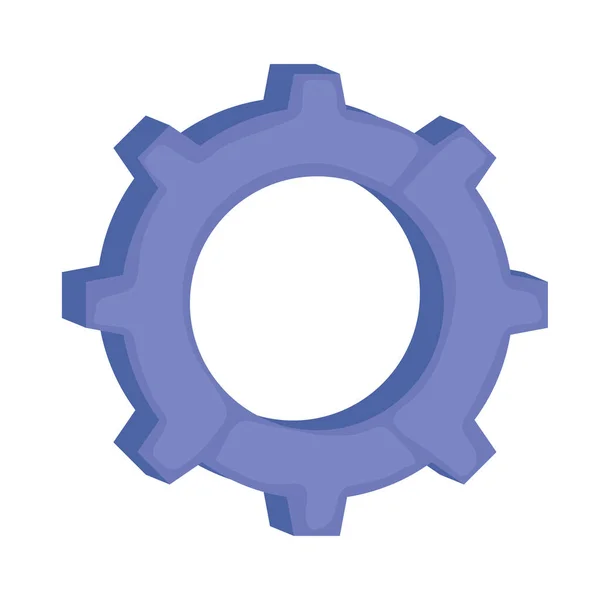 Isolated gear icon — Stock Vector