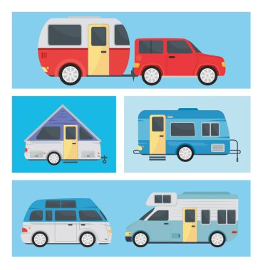 karavan sembolü koleksiyonu