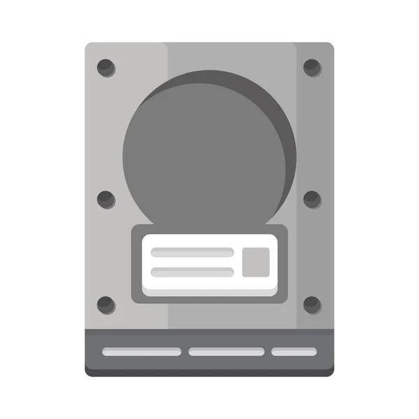 Computer hard disk — Stock Vector