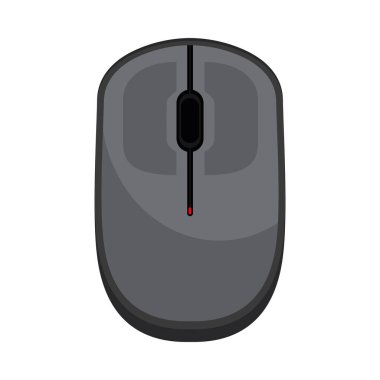 izole siyah mouse