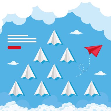 Kağıt uçak afişini bozmak