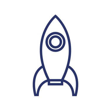 İzole edilmiş roket simgesi