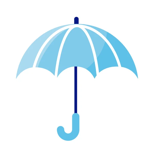 Синій парасолька значок — стоковий вектор