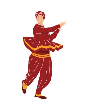 Navratri erkek dansçı karakteri