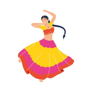 Navratri kadın dansçı karakteri
