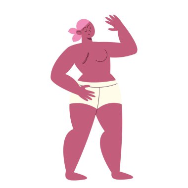 Mendilli göğüs kanseri kurtulan.