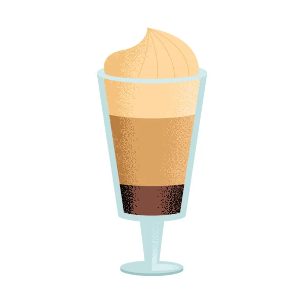 Boisson au café glacé — Image vectorielle