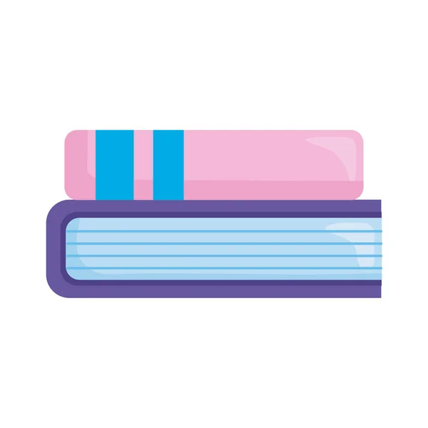 Onderwijsboeken iconen — Stockvector