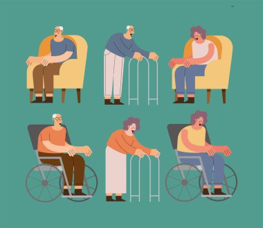 Yaşlı erkekler ve kadınlar