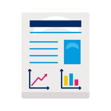 Belge kağıdındaki çubuk çizelgeleri