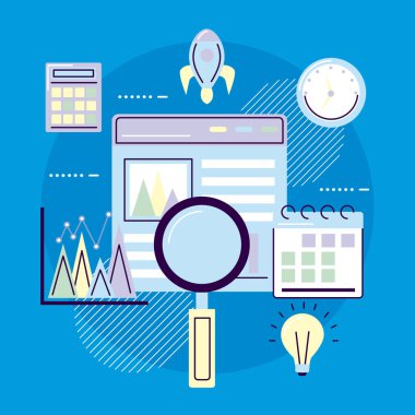 loupe simgelerine sahip web sitesi