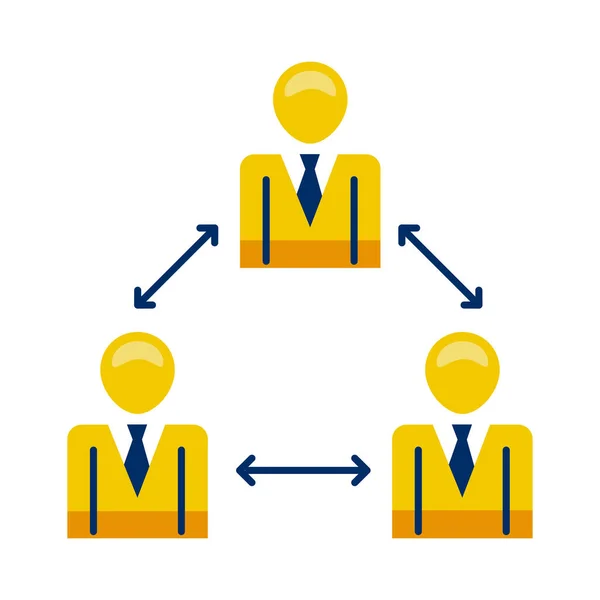 Icono de los empresarios infográficos — Archivo Imágenes Vectoriales