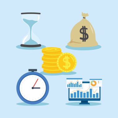 iş ve yönetim simgeleri