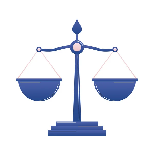 Hukuk ölçek simgesi — Stok Vektör