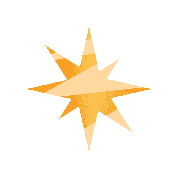 Geïsoleerde ster pictogram — Stockvector