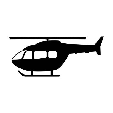 helikopter askeri silueti