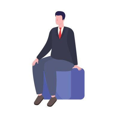 Şık bir iş adamı.