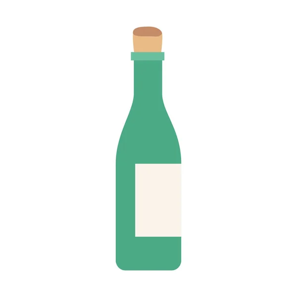 Şarap şişesi likörü — Stok Vektör