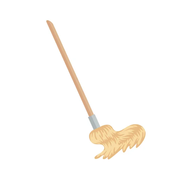 Housekeeping mop utensil — Stock Vector