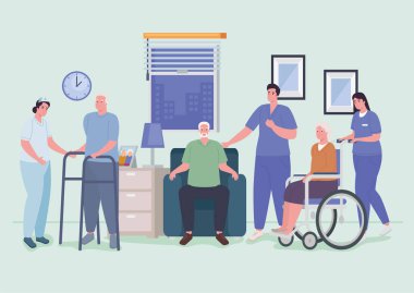 Hemşireler ve yaşlılar