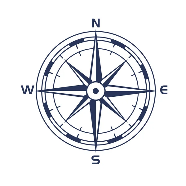 Kompas steeg symbool — Stockvector