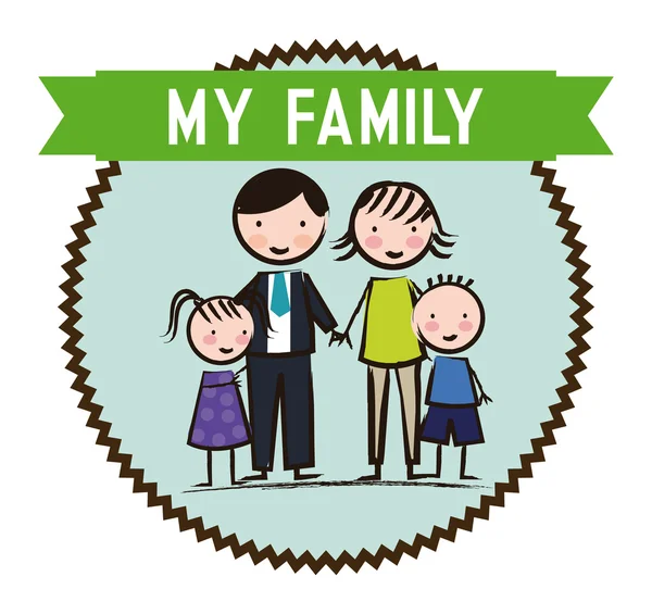 Family design — Stock Vector