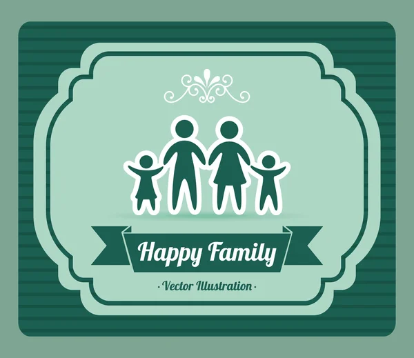 Familie ontwerp — Stockvector