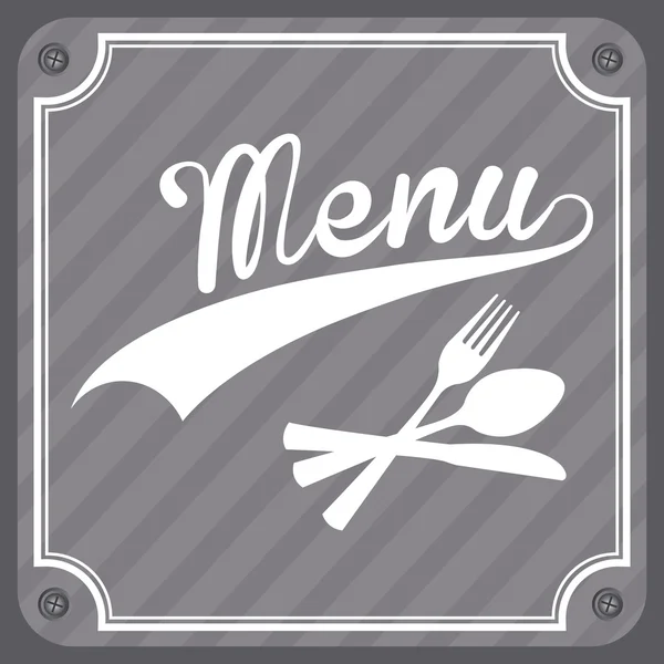 Menu design — Stock Vector