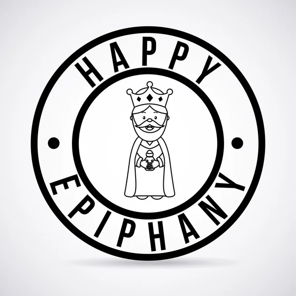 Happy epiphany — Stock Vector