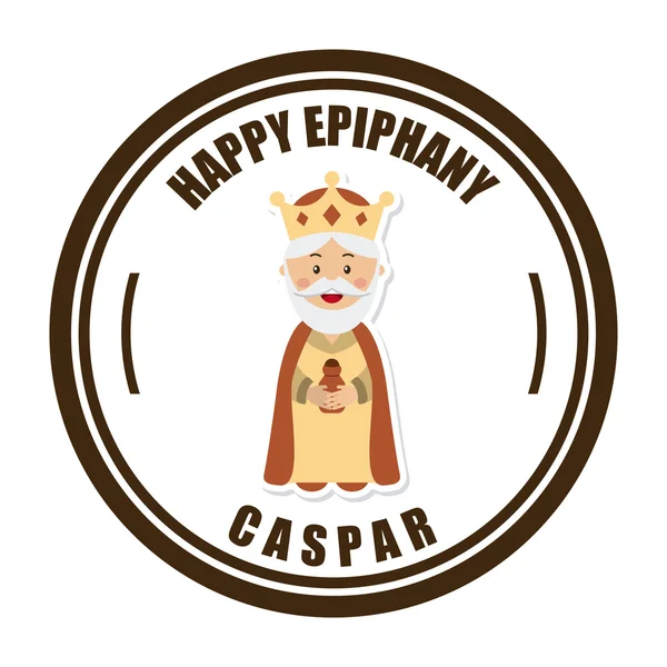 Happy epiphany — Stock Vector