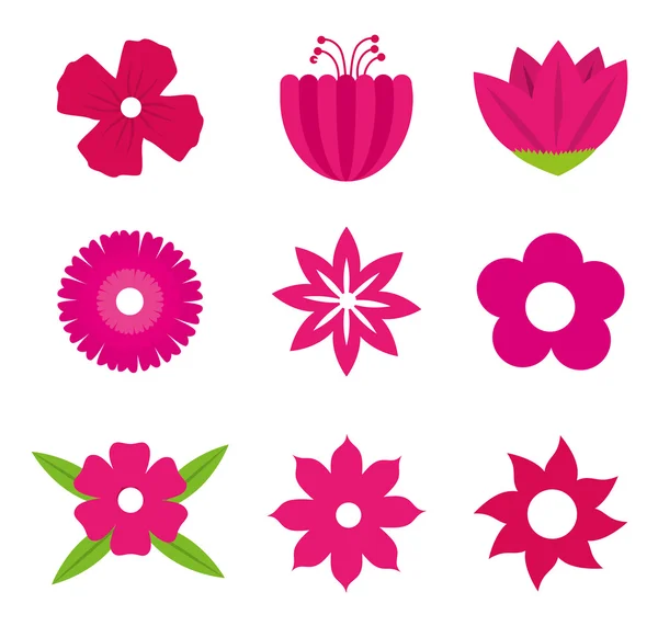 Ontwerp met bloemen — Stockvector