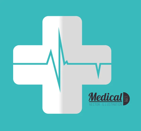 Diseño médico — Vector de stock