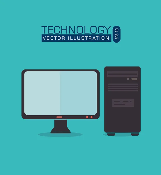 Design de tecnologia — Vetor de Stock