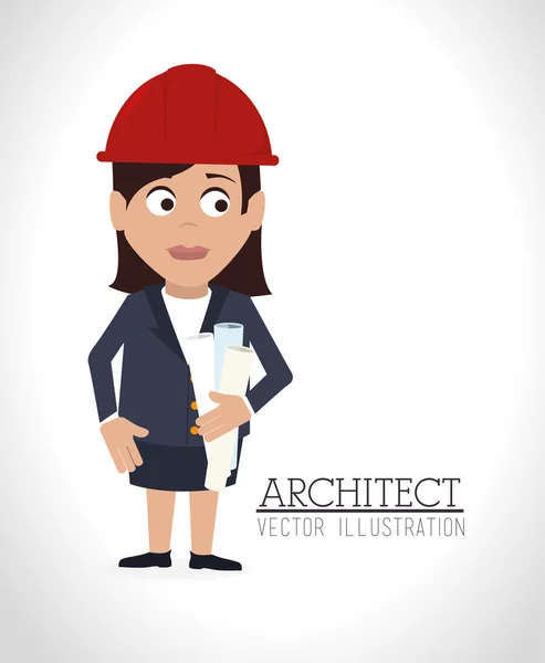 Diseño de construcción — Vector de stock