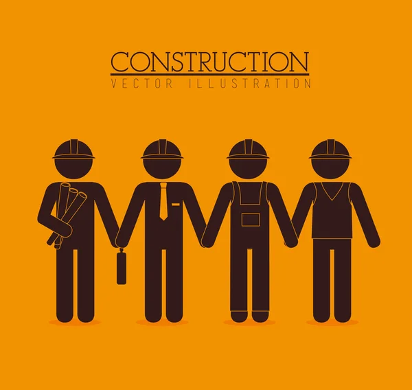 Conception de construction — Image vectorielle