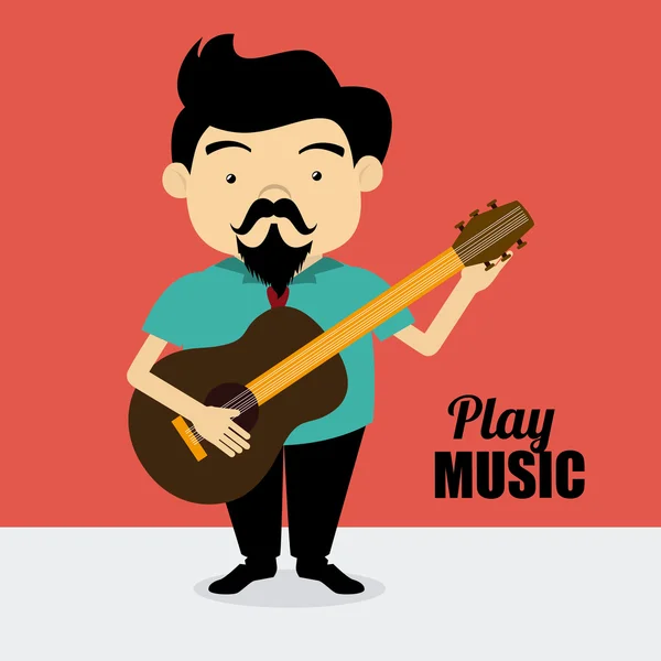 Diseño musical — Vector de stock