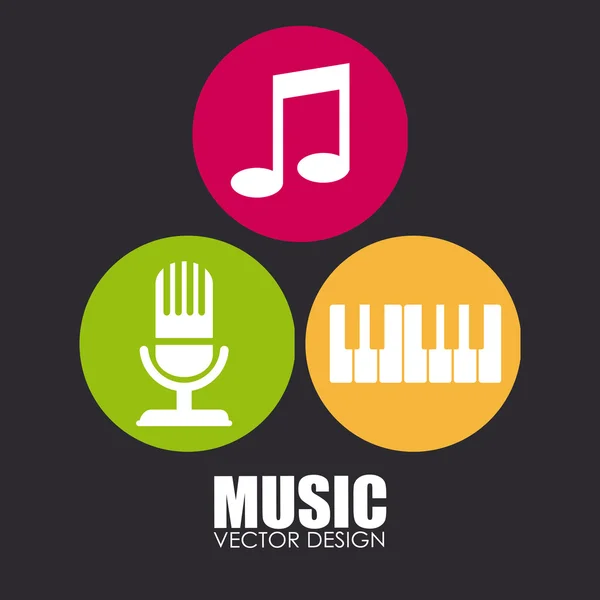 Music design — Stock Vector