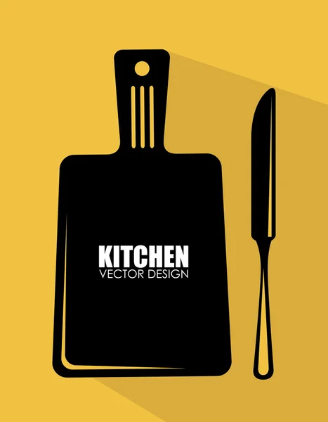 Diseño de cocina — Vector de stock