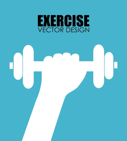 Fitnessdesign — Stockvektor