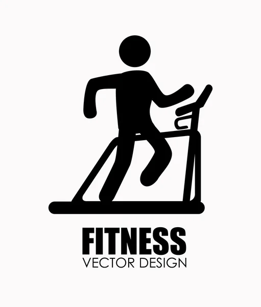 Fitness tasarım — Stok Vektör