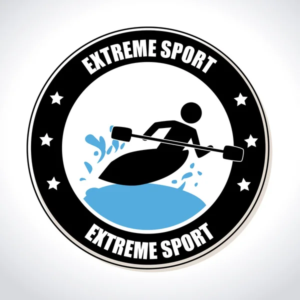 Diseño de deporte extremo — Vector de stock