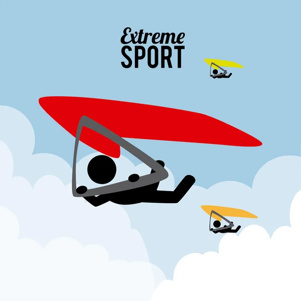 Extreme sport ontwerp — Stockvector